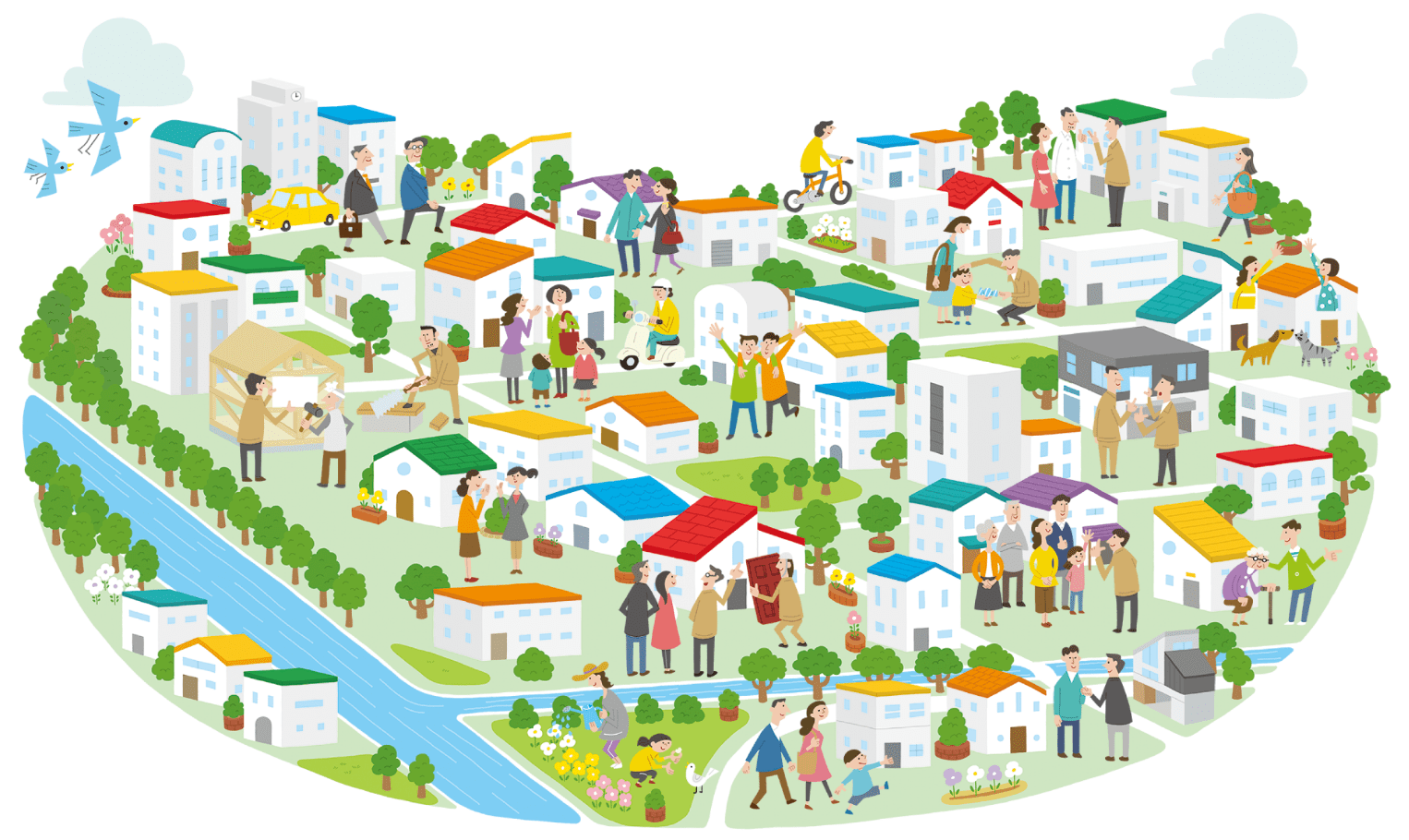 地域をもっと、仲良く！