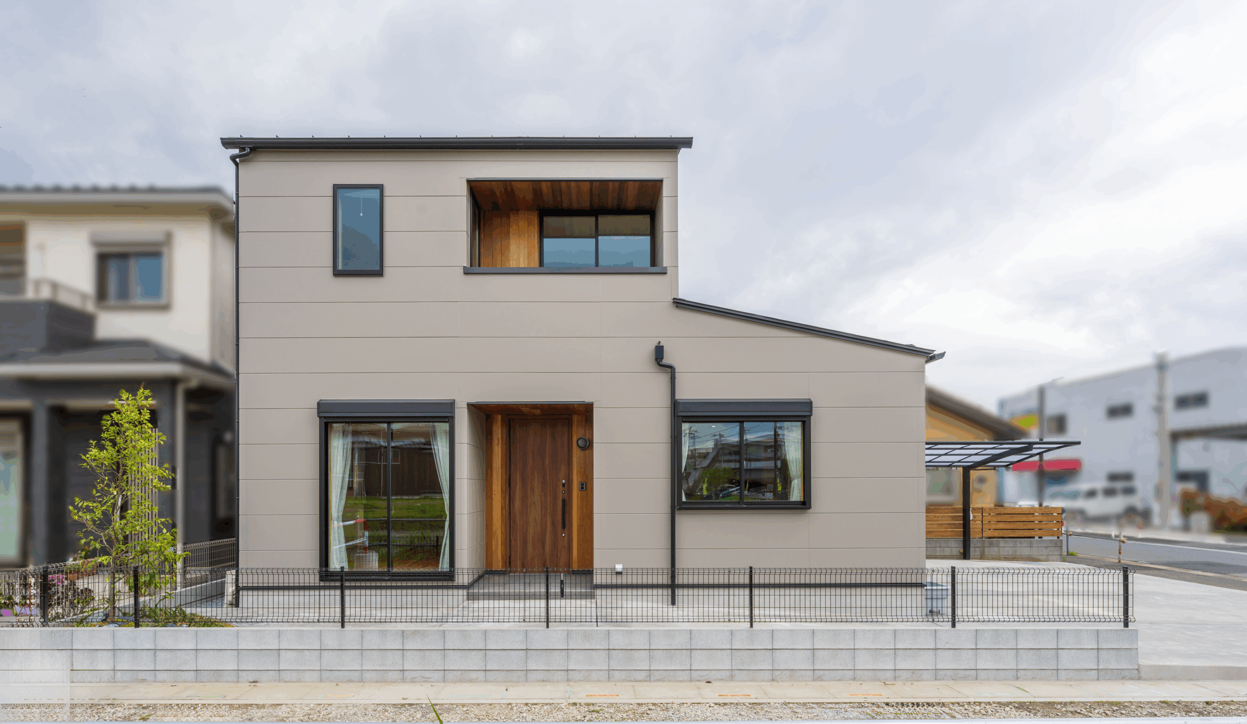 スタイリッシュなコンパクトハウス