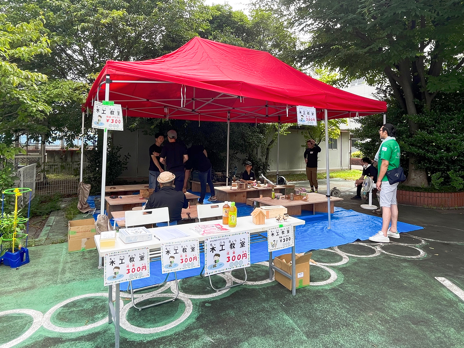 #17 木工教室 in東領家小学校親子夏祭り