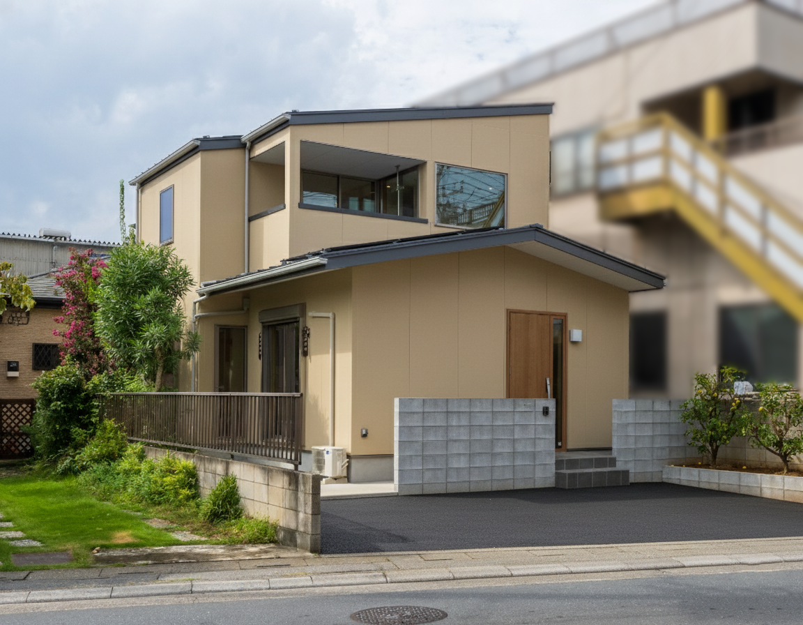 シンプル×コンパクトのかわいい家